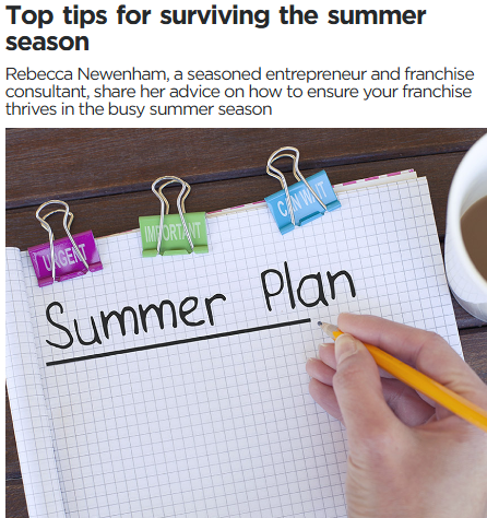 Plan your franchise this summer with Elite Franchise