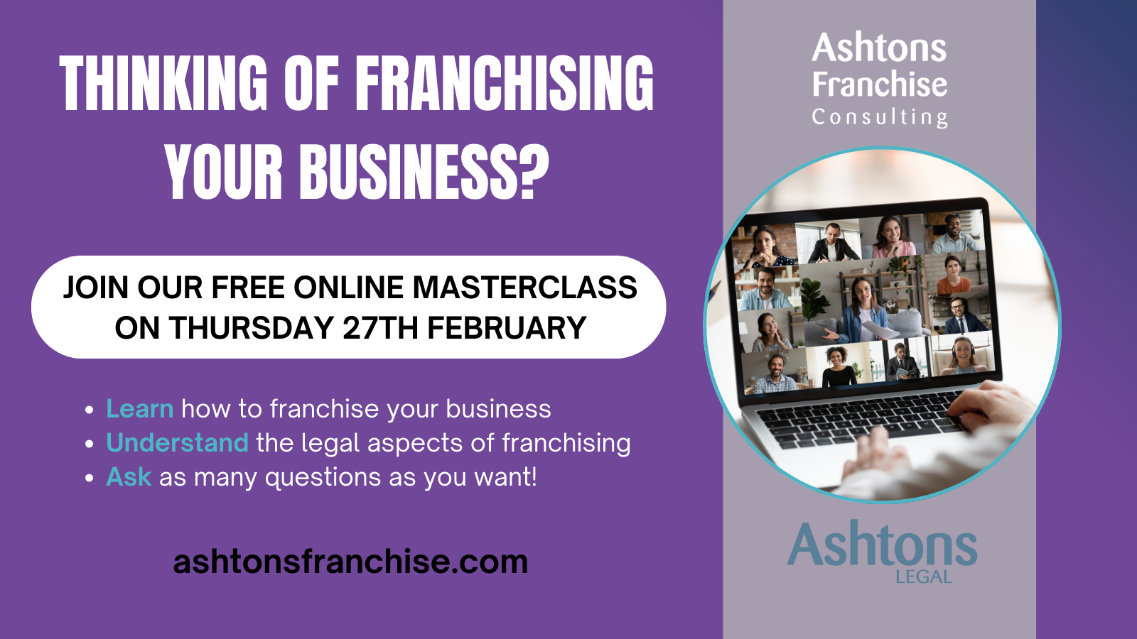 Franchise your business seminar